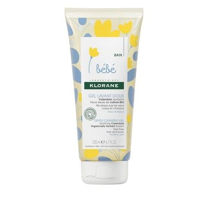 Klorane Baby Gentle Cleansing Gel 200Ml For Normal Skin And Hair