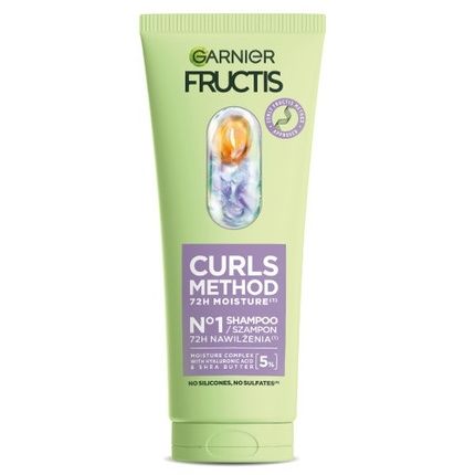 Garnier Fructis Curls Method Moisturizing Shampoo For Curly And Wavy Hair 200Ml