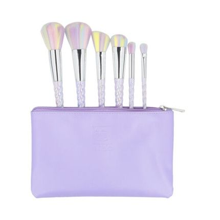 Ilu Basic Set 6 Makeup Brushes With Unicorn Bag - Image 4