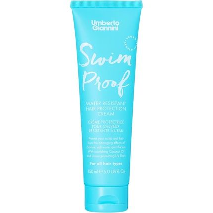 Umberto Giannini Swim Proof Hair Protecting Cream 150Ml With Uv Protection Coconut & Olive Oil Vegan Cruelty Free