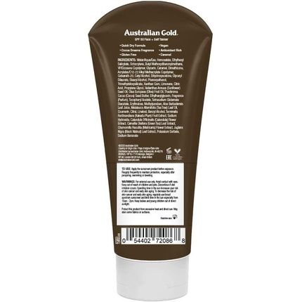 Australian Gold Sunscreen And Self Tanner For Face Spf 50 88Ml Brown