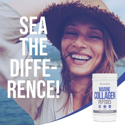 Naturesplus Marine Collagen Peptides Unflavored 0.54 Lb - Hair Skin Nail & Joint Health Immune System Support - Gluten Free Non-Gmo 20 Servings - Image 3
