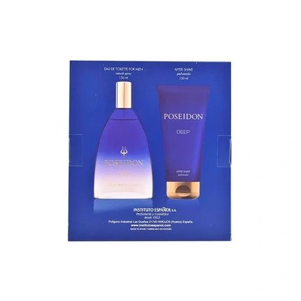 Instituto Espaol Poseidon Deep Eau De Toilette Spray 150Ml Set