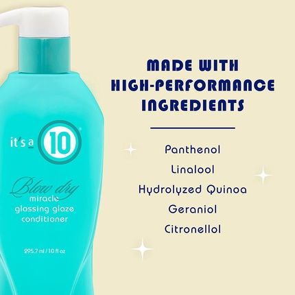 It'S A 10 Blow Dry Miracle Glossing Glaze Conditioner 10Oz - Image 3