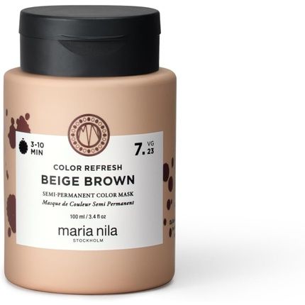 Maria Nila Colour Refresh Beige Brown Hair Mask 100Ml