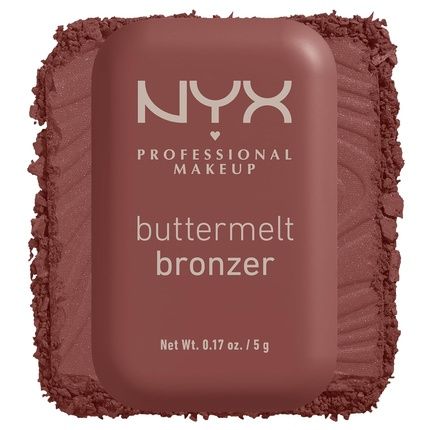 Nyx Professional Makeup Matte Buttermelt Bronzer Longwear Face Makeup Vegan Formula Butta Dayz 07 0.17 Ounce