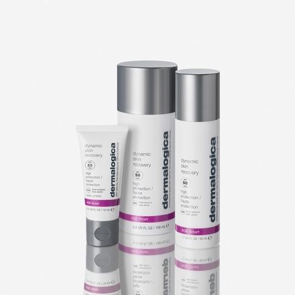 Dermalogica Dynamic Skin Recovery Spf50 Moisturizer 100Ml - Hydrates Combats Skin Aging Rich In Antioxidant White Tea Protects From Uva Uvb Rays Blends Seamlessly For A Flawless Finish