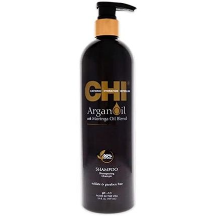 Chi Argan Oil With Moringa Oil Blend Shampoo 739Ml