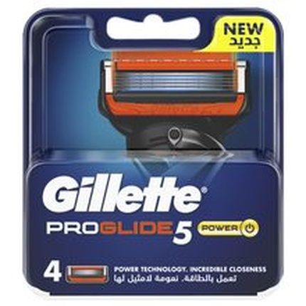 Gillette Fusion Proglide Power 4 Pack Blades Replacement Heads