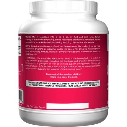 Jarrow Formulas L-Glutamine Powder 1000G