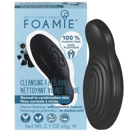 Foamie Cleansing Face Bar Activated Charcoal 60G