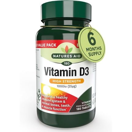Natures Aid Vitamin C Chewable Tablets With Rosehips And Citrus Bioflavonoids 500Mg - Pack Of 100