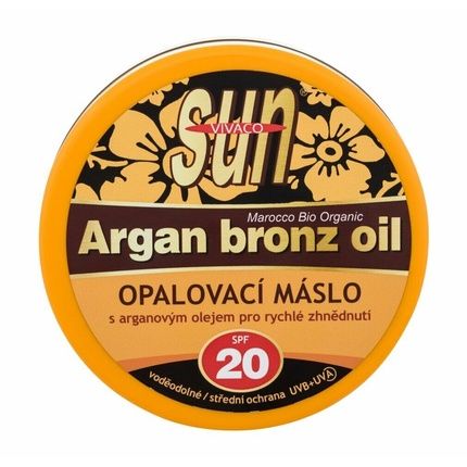 Vivaco Sun Tanning Butter With Organic Argan Oil Spf 20 200Ml