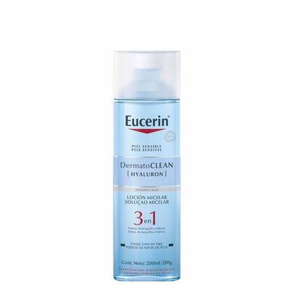 محلول التنظيف Eucerin Dermatoclean Hyaluron Micellar Cleansing Solution 200 مل
