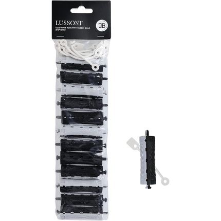 T4B Lussoni Hair Rollers With Elastic Band For Waves And Perm Treatment 16X70Mm