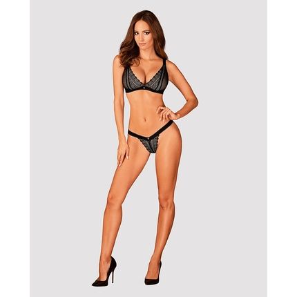 Obsessive Women'S Soft Bralette Bra Estiqua Black Xs-S - Image 3