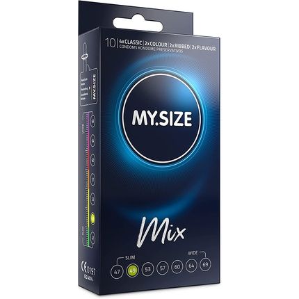 My.Size Mix Condoms Size 2 49Mm - Pack Of 10