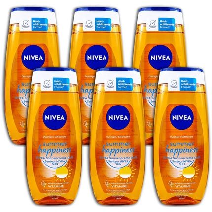 Nivea Shower Gel Summer Happiness With Sun Cream Fragrance