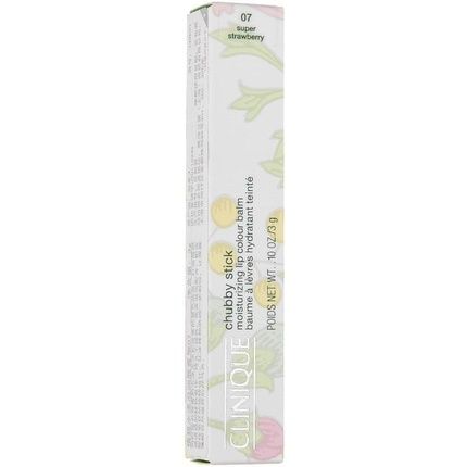 Clinique Chubby Stick Moisturising Lip Colour Balm 07 Super Strawberry - Image 3