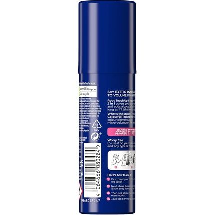 Clairol Root Touch Up Color + Volume 2 In 1 Spray Black 75Ml