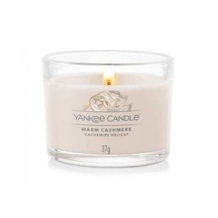Yankee Candle Warm Cashmere Glass Votive 37G - Image 3