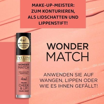 Eveline Cosmetics Pleasant Creamy Blush And Liquid Lipstick - Image 3