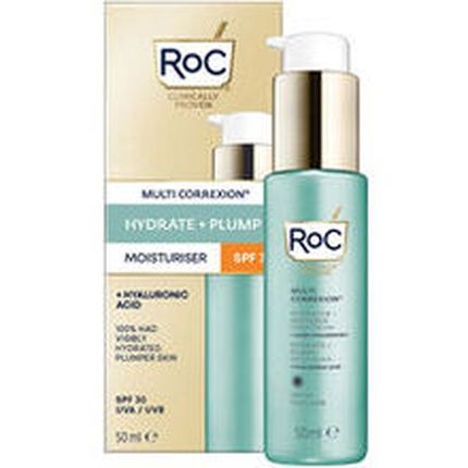 Roc Hydrate Plump Moisturizing Cream With Hyaluronic Acid Spf30 50Ml
