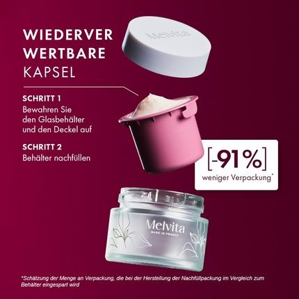 Melvita Argan Bio Active Regenerating Night Balm Refill - Image 3