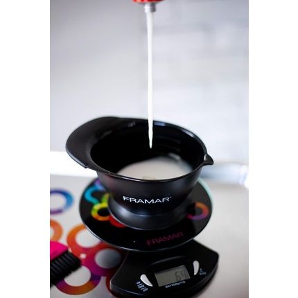 Digital Scale Hair Color Kitchen Food Gram Scale Elegant Black - Image 3