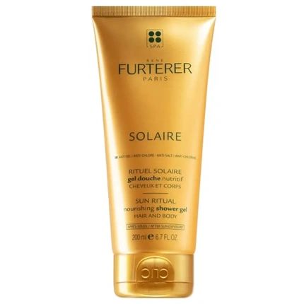 Ren Furterer Solaire Nourishing Shower Gel 200Ml For Hair And Body - Image 3