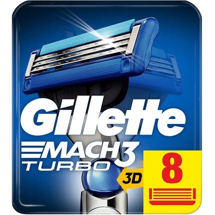 Gillette Mach3 Turbo - Pack Of 8