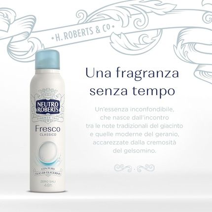 Neutro Roberts Classic Fresh Deodorant Spray With Pure Glycerin Oil For Men And Women 150Ml 48H Classic - Image 3