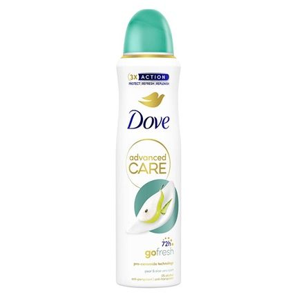 Dove Advanced Care Go Fresh Pear & Aloe Vera 72H Antiperspirant 150 Ml - Image 3