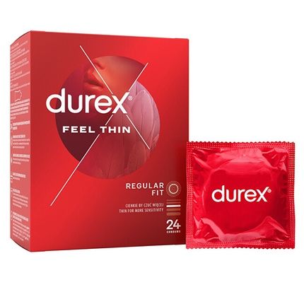 الواقي الذكري Durex Feel Thin ذو المقاس العادي