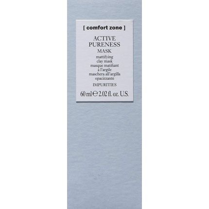 Comfort Zone Active Pureness Clay Mask 60Ml Bottle - Creamy Clay Mask