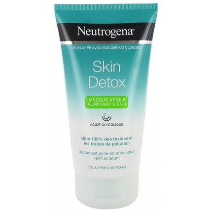 Neutrogena Skin Detox Purifying 2-In-1 Clay Mask 150Ml