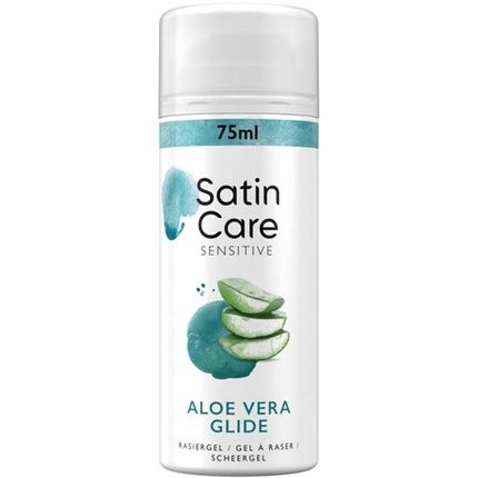 Gillette Satin Care Shaving Gel 75Ml Aloe Vera