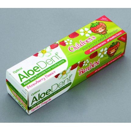 Aloedent Children'S Strawberry Toothpaste 50Ml