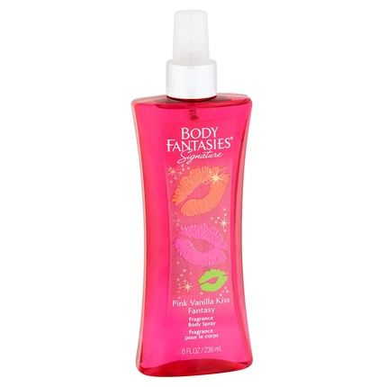 Body Fantasies Signature Pink Vanilla Kiss Fantasy Fragrance Body Spray 8 Fl Oz
