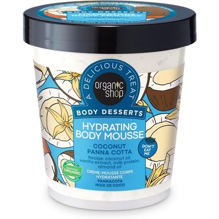 Organic Shop Body Desserts Hydrating Coconut Panna Cotta Body Mousse 450Ml