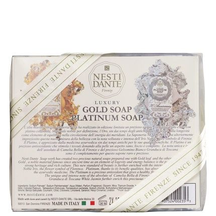 Nesti Dante Florence Italy Luxury Twin Set Gold & Platinum 2X250G Limited Edition - Image 3