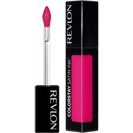 Revlon Colorstay Satin Ink Liquid Lipstick Longwear Rich Lip Colors With Black Currant Seed Oil 012 Seal The Deal
