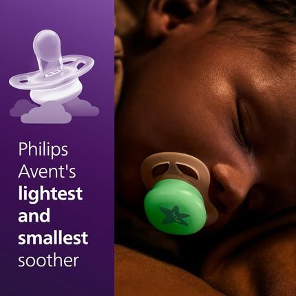 Philips Avent Ultra Start Nighttime Soothers Orthodontic Design For Newborns