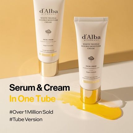 كريم مرطب نباتي من D'Alba White Truffle Double Moisture