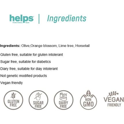 Helps Infusions Olive Orange Blossom Linden And Horsetail Infusion