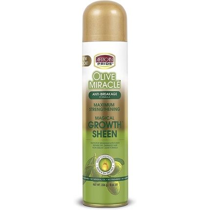 African Pride Olive Miracle Growth Sheen Spray 8Oz