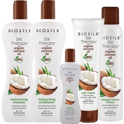 Biosilk Silk Therapy With Natural Coconut Oil Leave-In Hair Serum Silky Smooth Hair 67Ml - Image 3