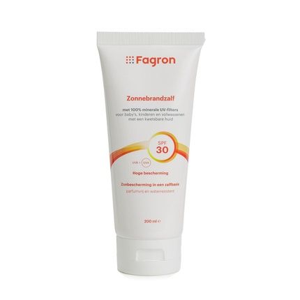 Fagron Sunscreen Cream Spf 30 With 100% Mineral Uv Filters