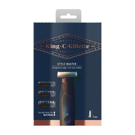 Gillette King C Gillette Beard Trimmer Razor 3 Blades Style Master Machine