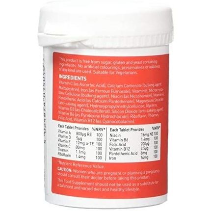 Valupak M'Vit & Iron Oad Tablets